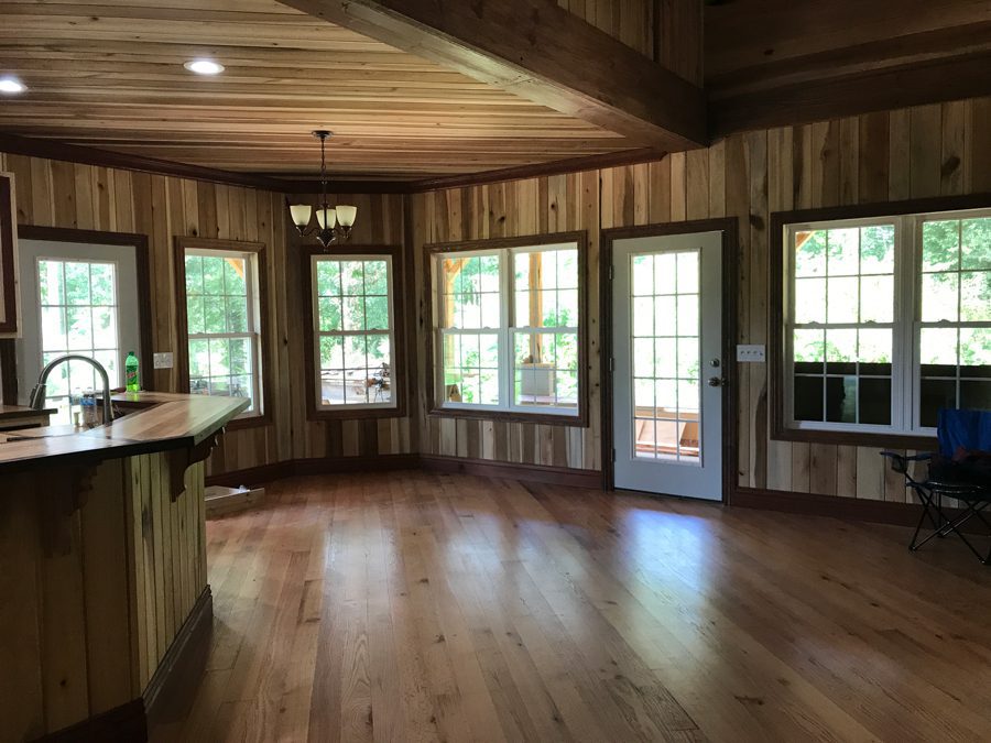 AA Farms & Sawmill | Canon, GA | interior shot of our work, kitchen and living